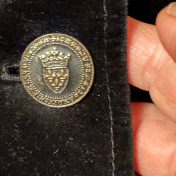 Banana Republic Black Velvet Blazer Jacket Womens Classic Tailored Sz 8 - Picture 3 of 9